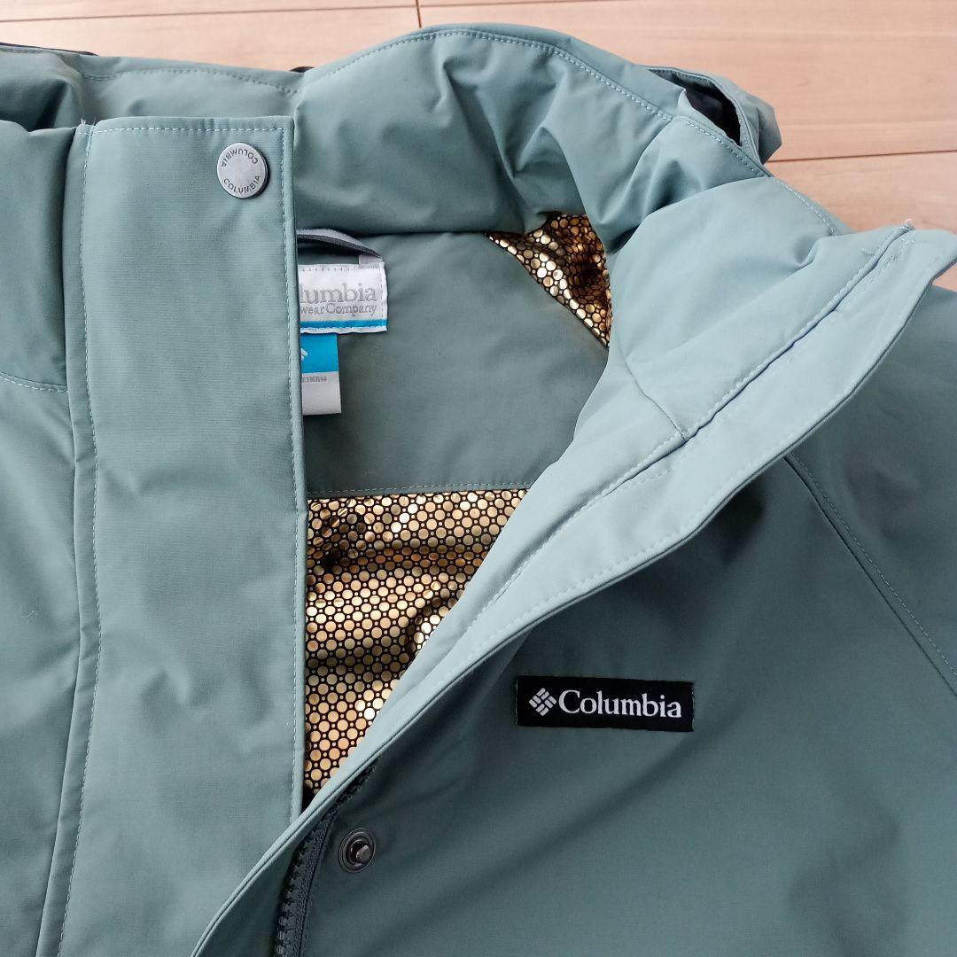防水 防寒 きれいめ Columbia オムニヒート 中綿 ナイロンジャケット