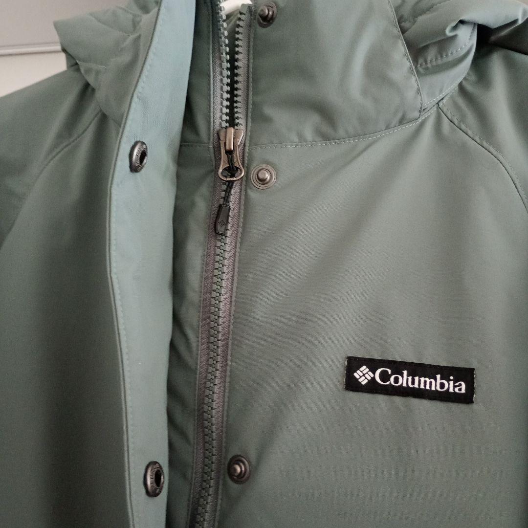 防水 防寒 きれいめ Columbia オムニヒート 中綿 ナイロンジャケット