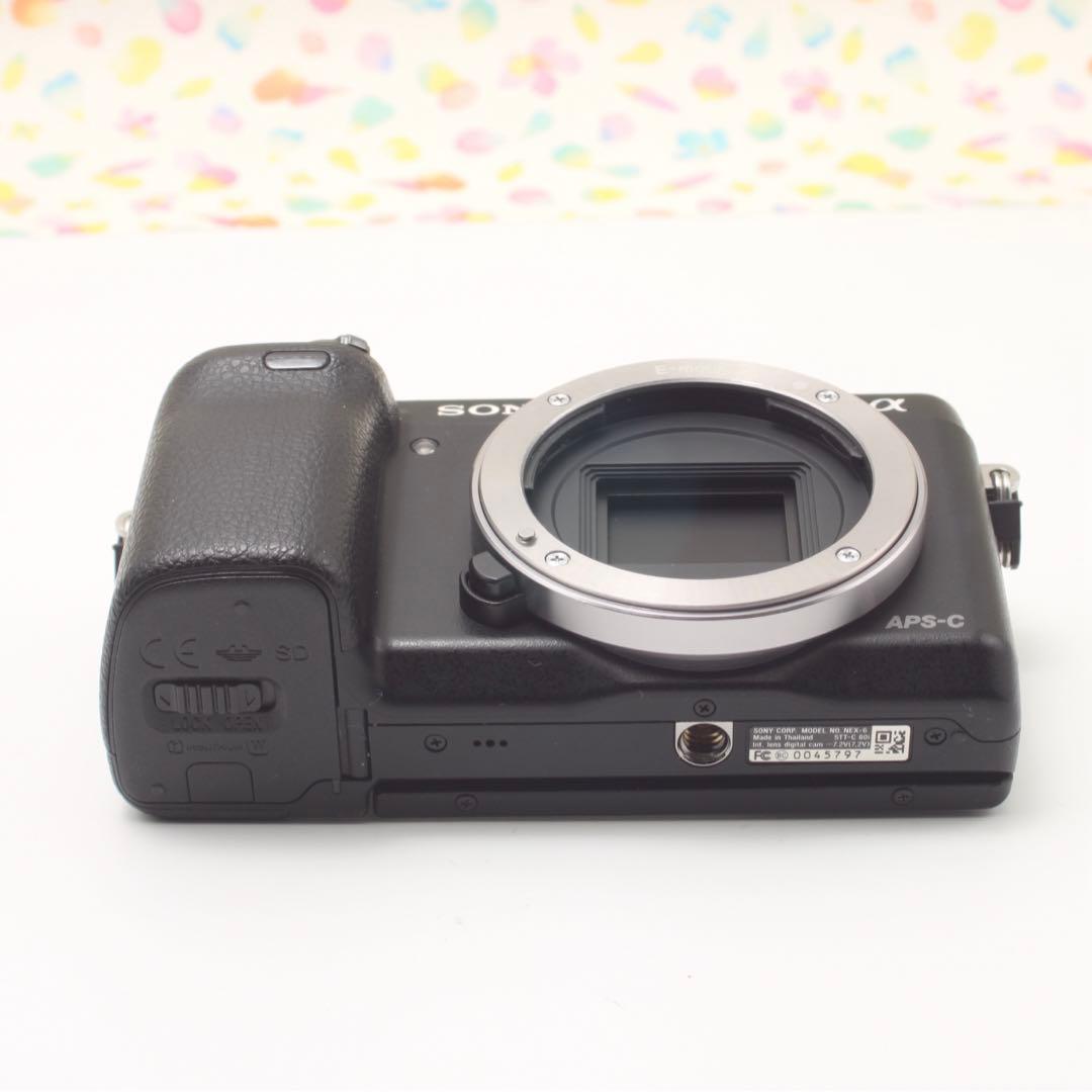 ✨美品✨SONY α NEX-6 Wレンズセット✨高性能デジタル一眼❣️翌朝発送❣️