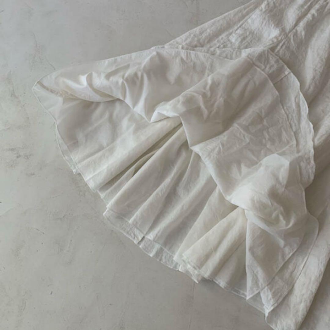 argue フレンチリネンロングスカート