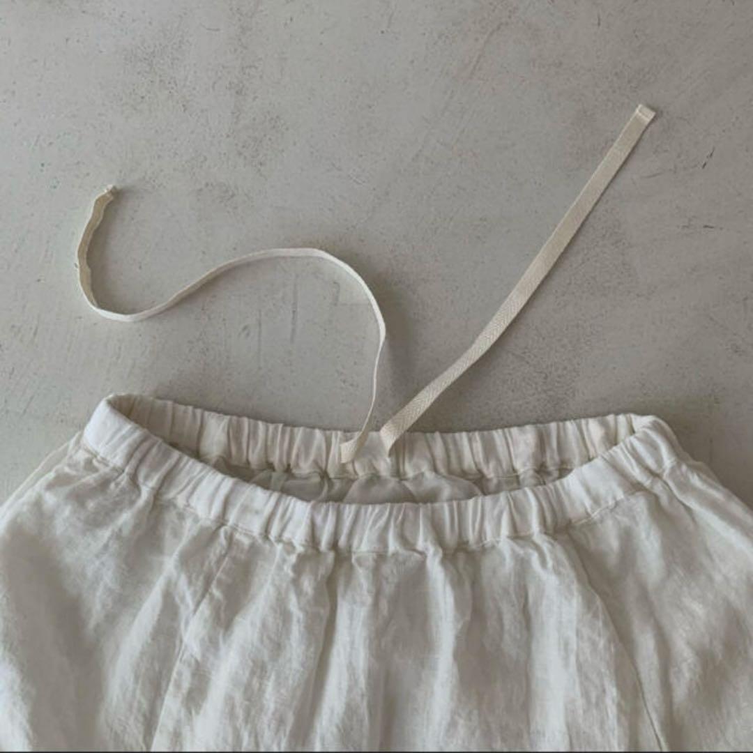 argue フレンチリネンロングスカート