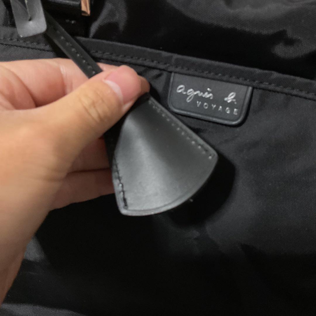 ☆開店セール☆ 新品未使用 美品 アニエスベー クロシェット付 ボストンバッグ