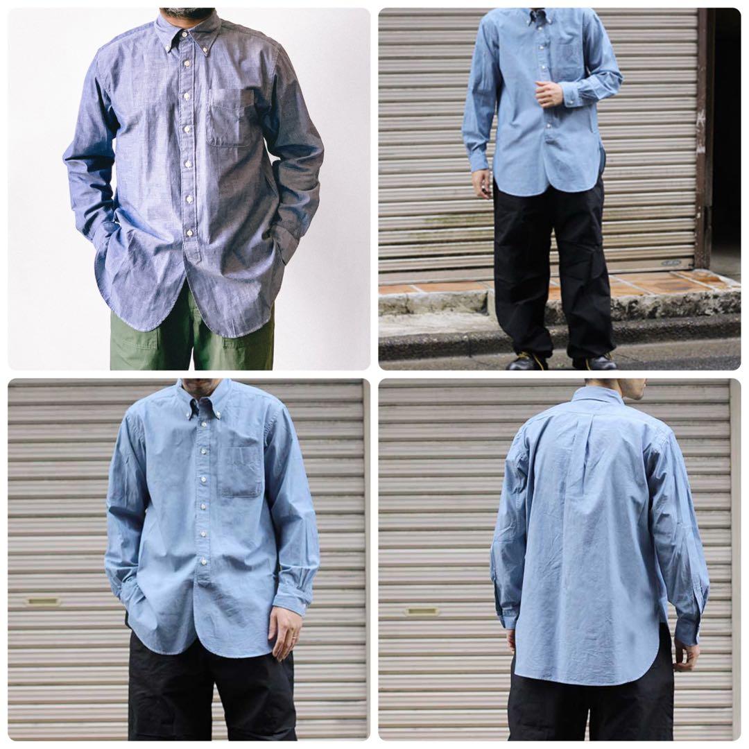 美品USA製【エンジニアードガーメンツ】19th BD Shirt シャンブレー