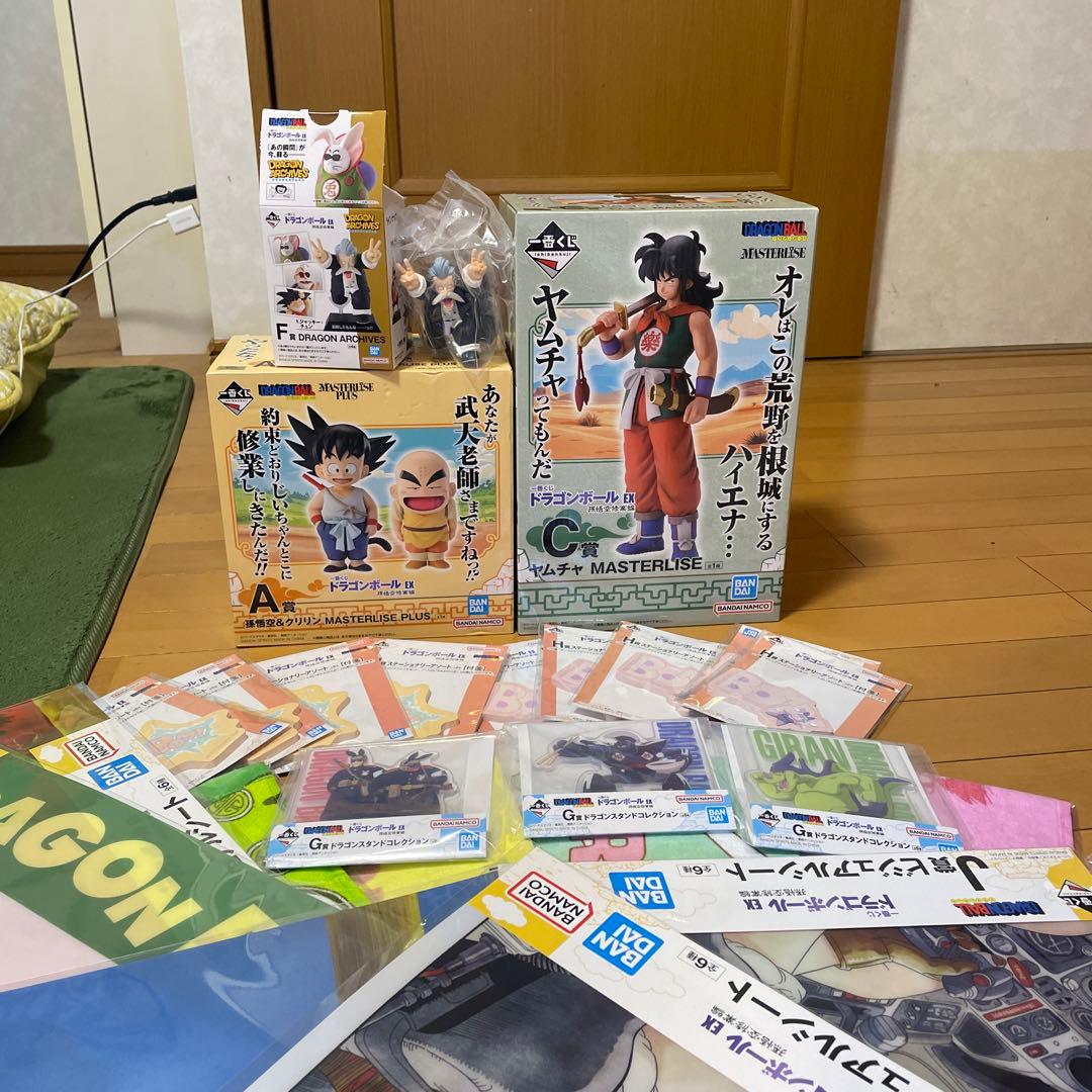 ドラゴンボール一番くじ　孫悟空修業編　A賞C賞F賞おまけ付き