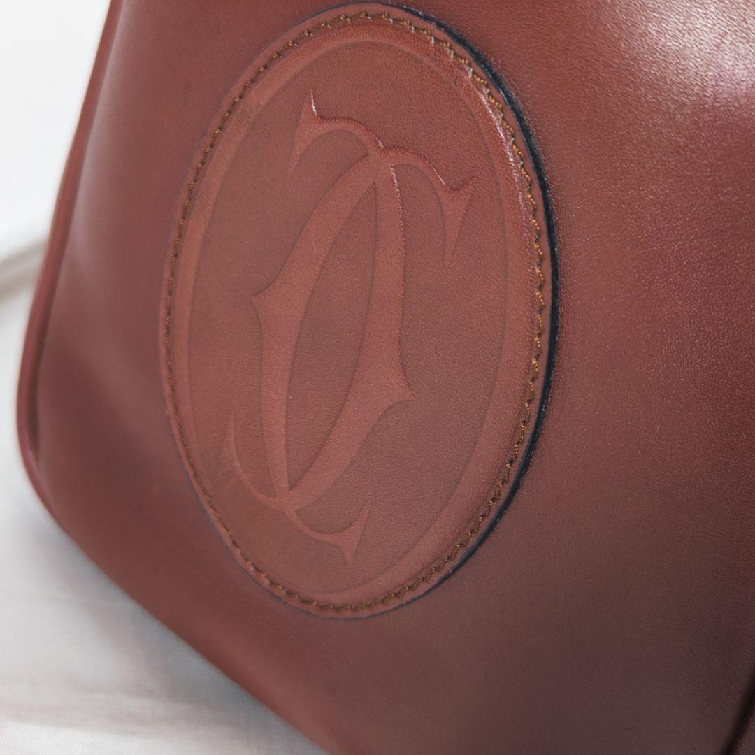 Cartier カルティエ マストライン ボストンバッグ パドロック鍵 付き