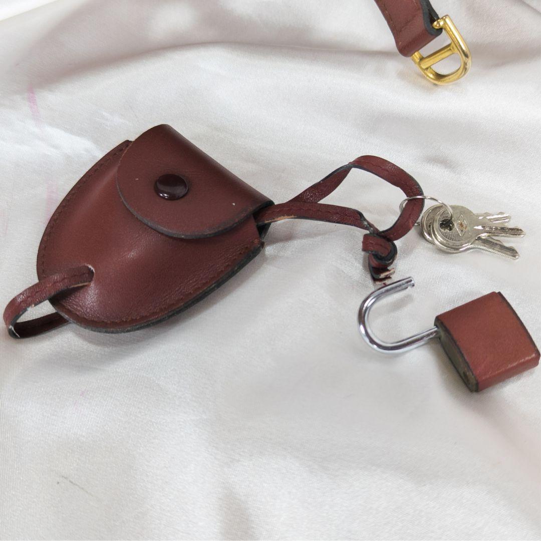 Cartier カルティエ マストライン ボストンバッグ パドロック鍵 付き