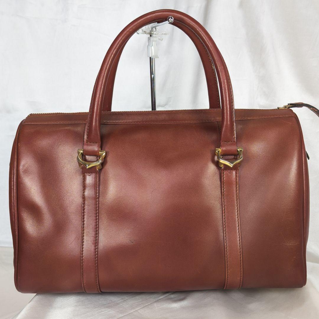 Cartier カルティエ マストライン ボストンバッグ パドロック鍵 付き