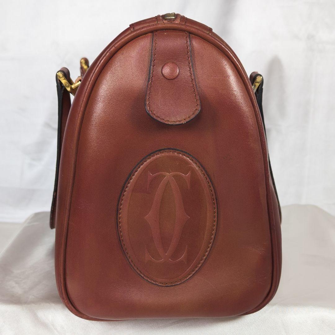 Cartier カルティエ マストライン ボストンバッグ パドロック鍵 付き