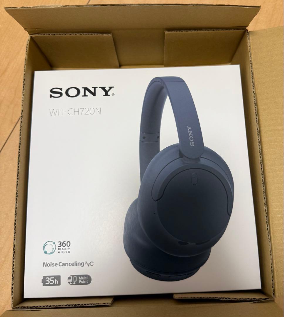 【新品未使用】SONY ワイヤレスヘッドホン WH-CH720N