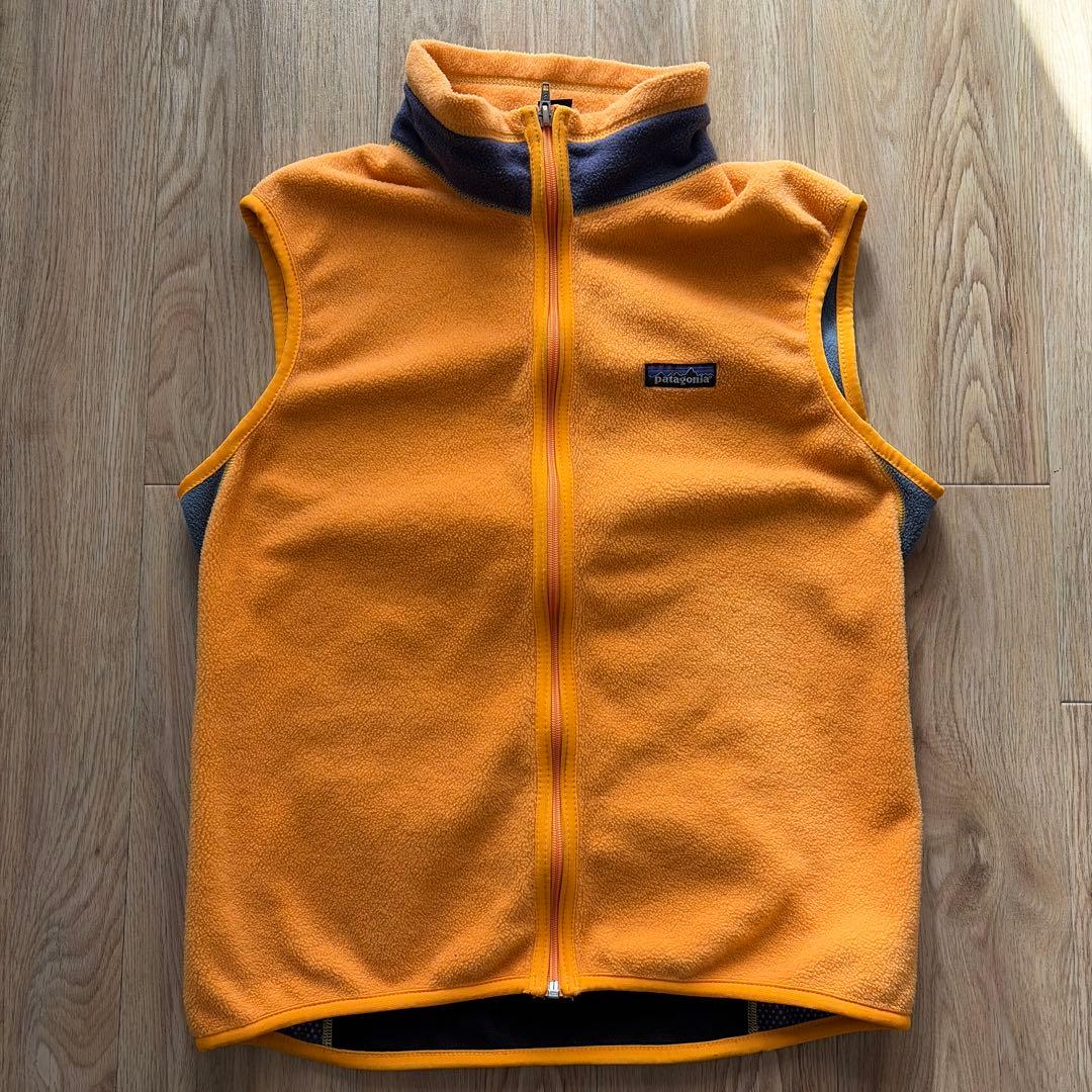 Patagonia パタゴニア フリースベスト 90s USA マンゴー