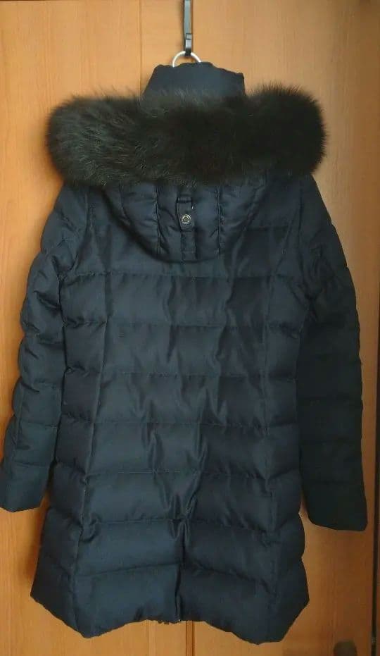 【nano・universe】西川ダウンコート ネイビー ファー取り外し可能