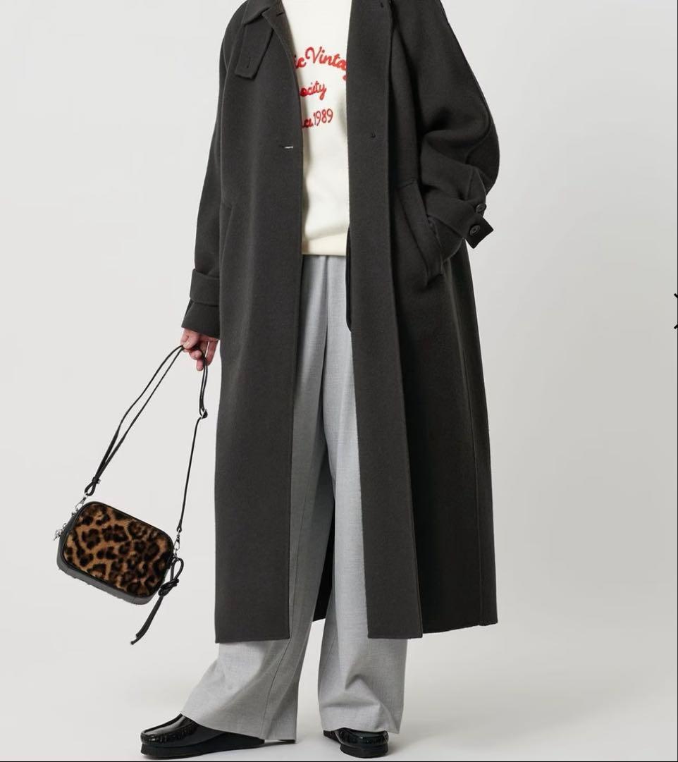 beauty&youth リバーステンカラー ロングコート