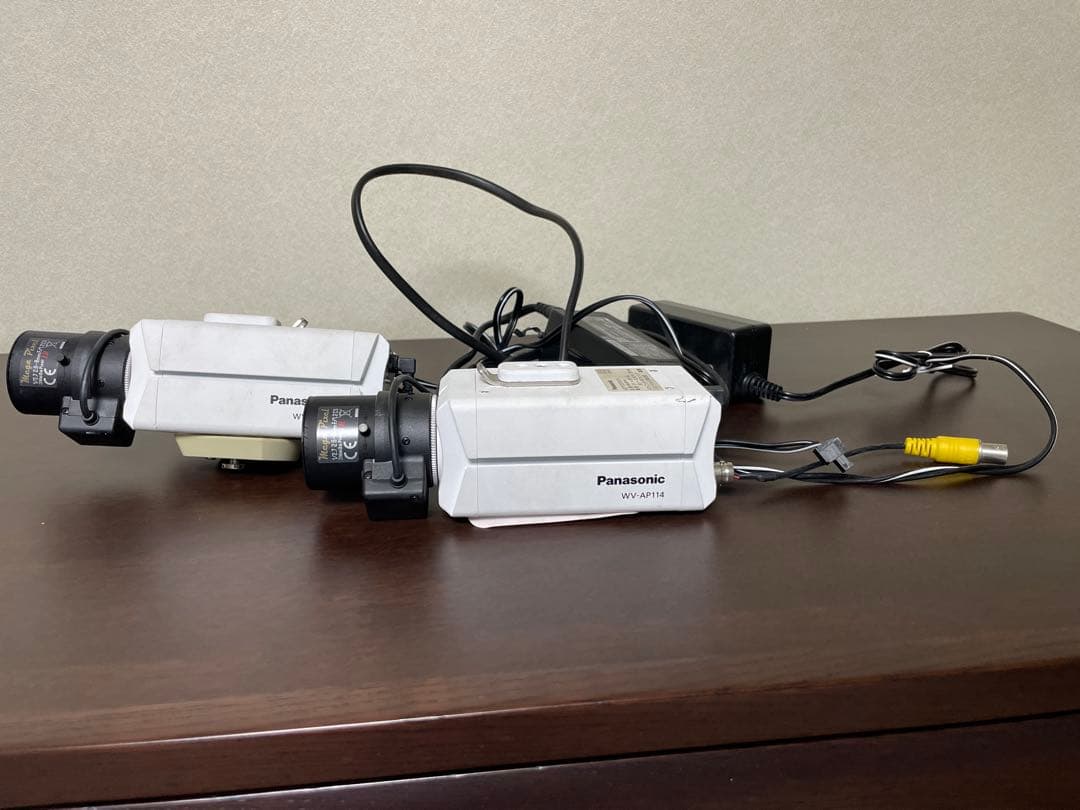 【2台】Panasonic WV-AP114 防犯カメラ