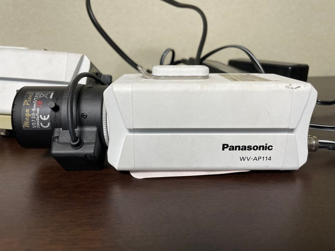 【2台】Panasonic WV-AP114 防犯カメラ