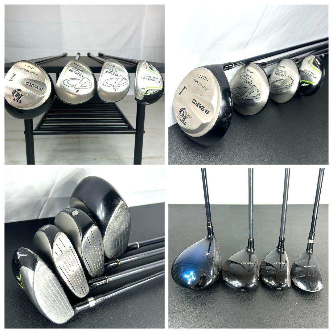本格派 メンズゴルフクラブ 12本 フルセット ゴルフセット 豪華 お試しセット