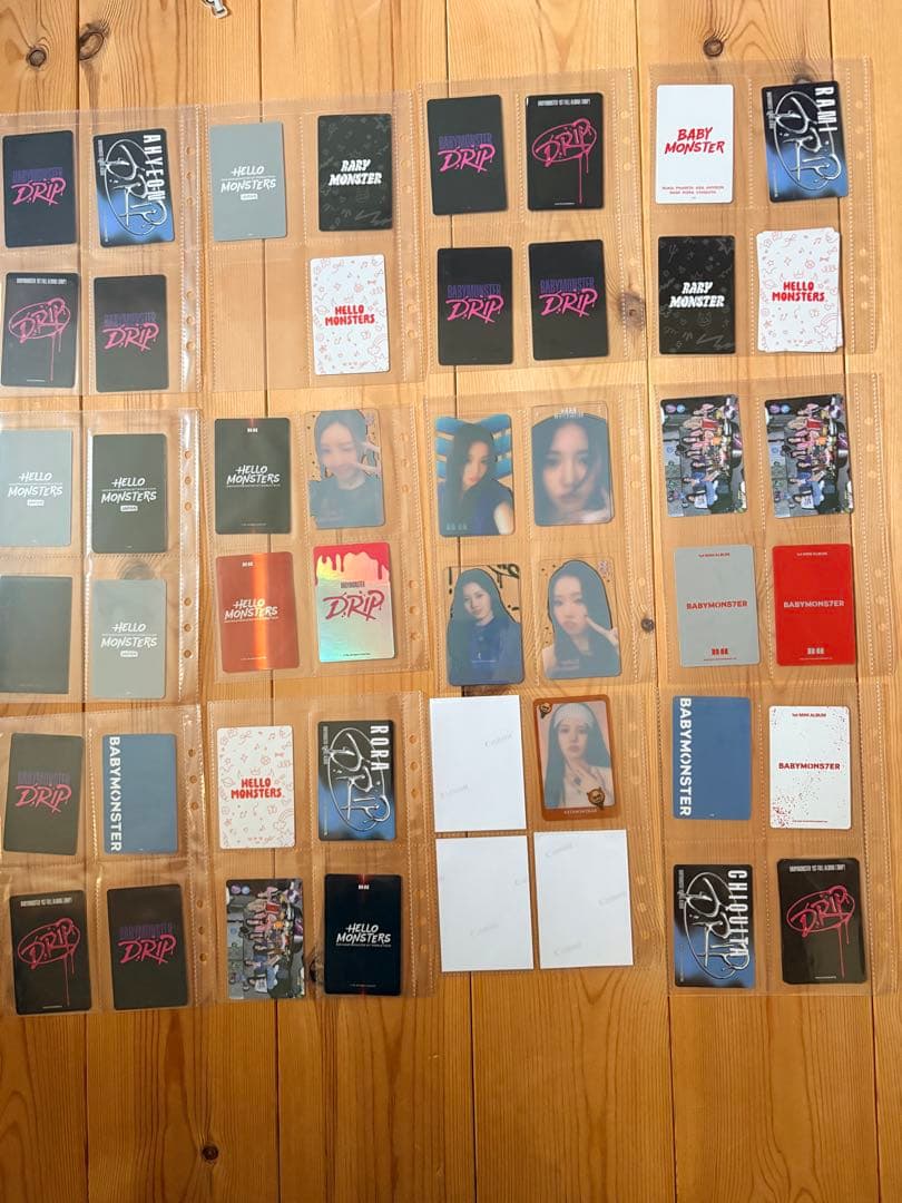 BABYMONSTERトレカまとめ売りバインダー付き