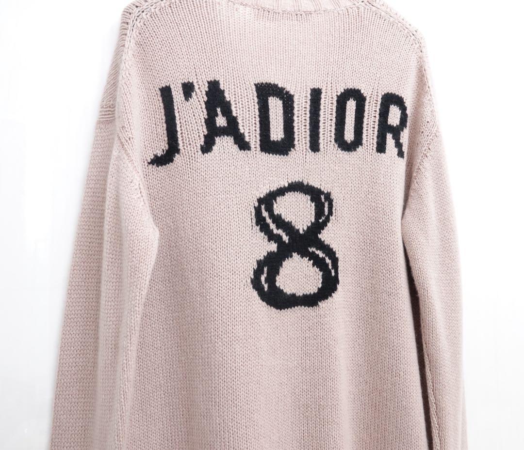 ディオール　J'ADIOR 8　カシミア　ニット　セーター　ピンクベージュ　36