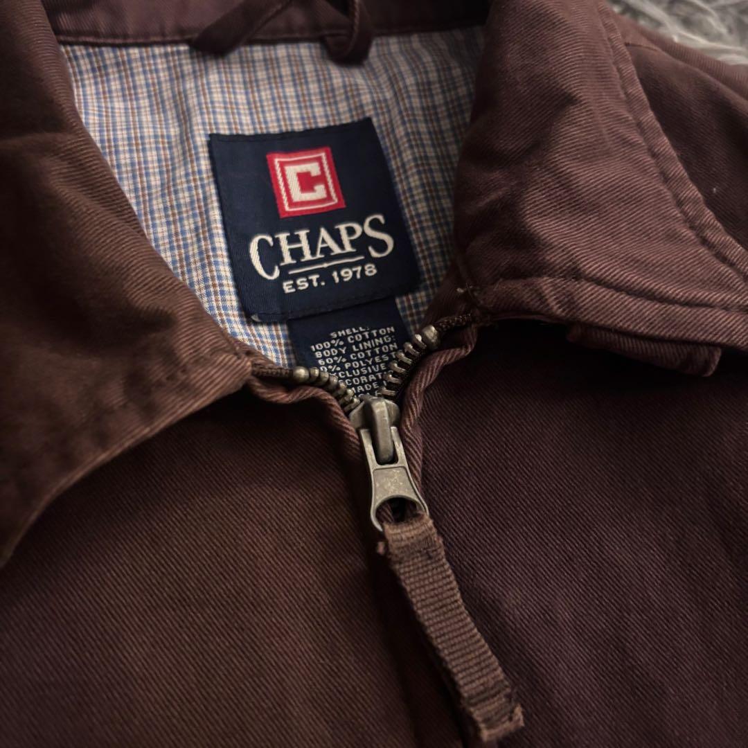 わ*に様 90s チャップス　ラルフローレン　スウィングトップ　ブルゾン　ブラウ