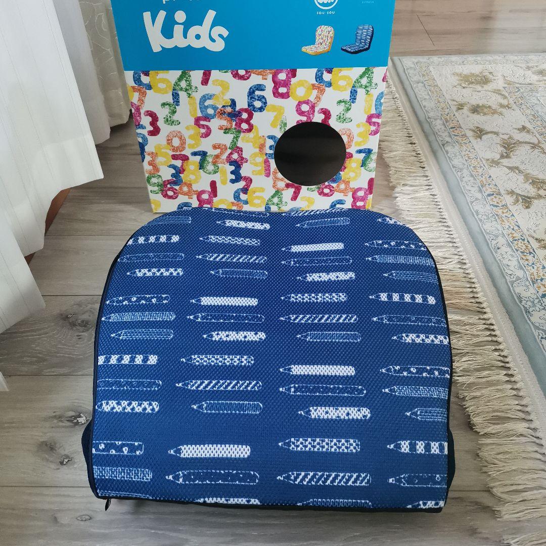美品!SOU•SOU × p!nto kids ピントキッズえんぴつ柄　座椅子