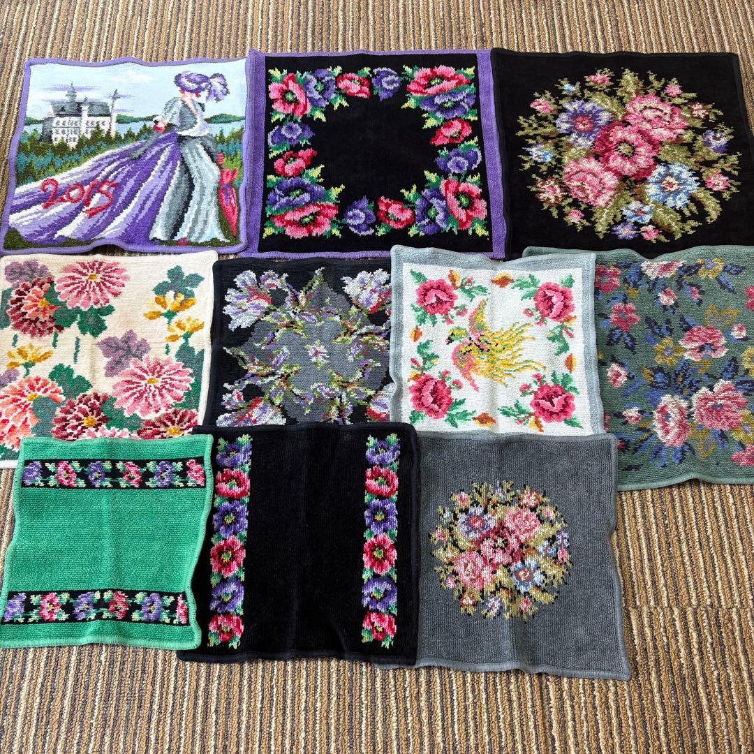 FEILER フェイラー　ハンカチタオル１０枚　シェニール織　花柄など