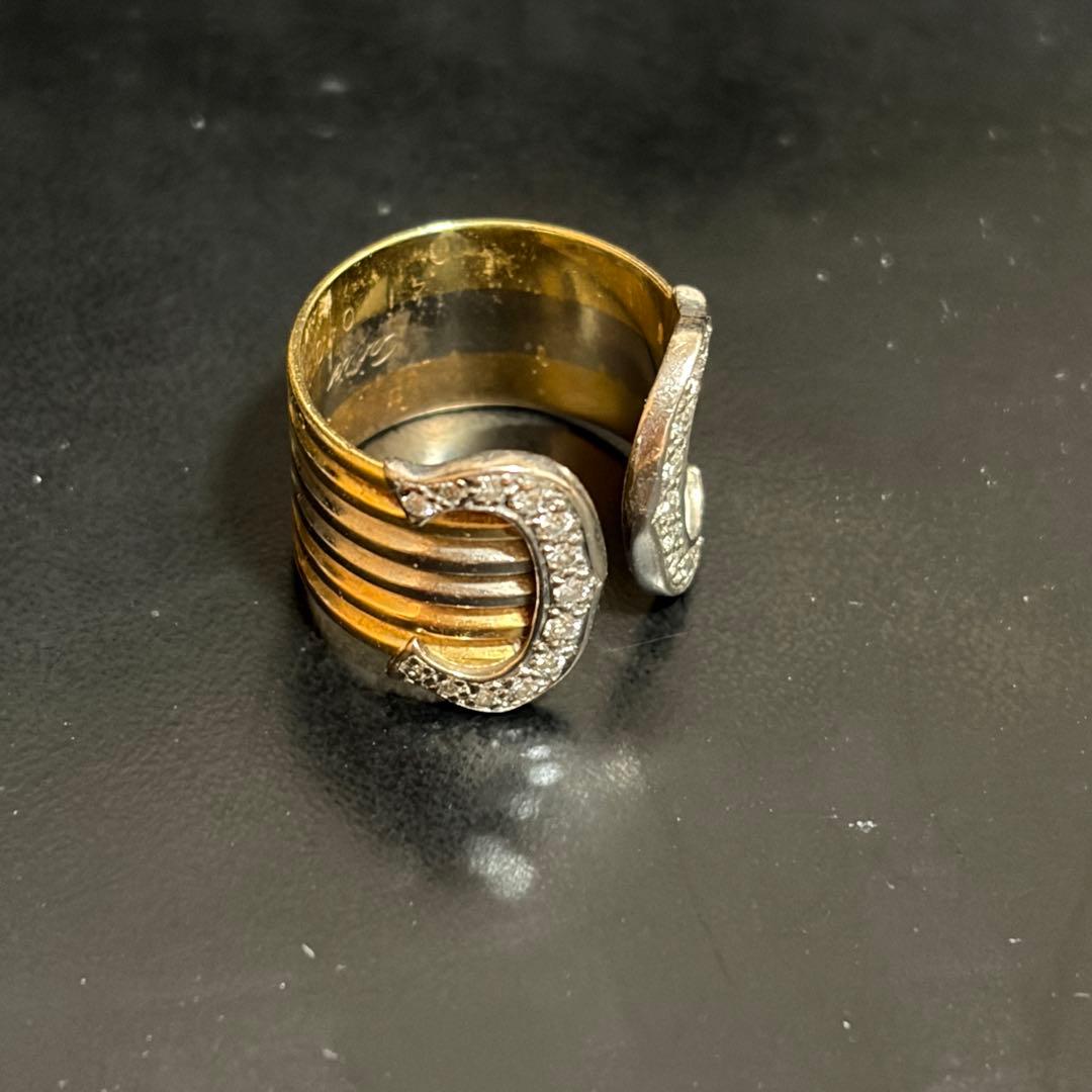 Cartier カルティエ リング 750 K18 2C 51サイズ ダイヤ