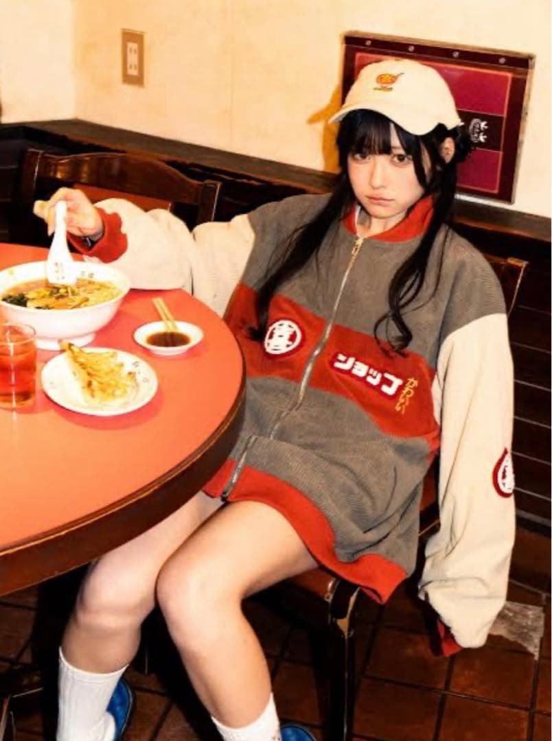 逃げ水あむ　コーデュロイスタジャン