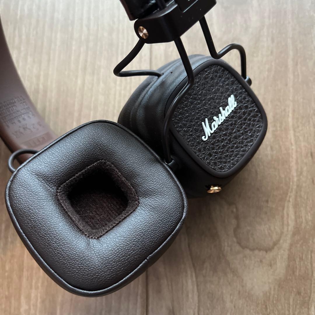 極美品　Marshall major ⅴ マーシャルヘッドホン　ブラウン