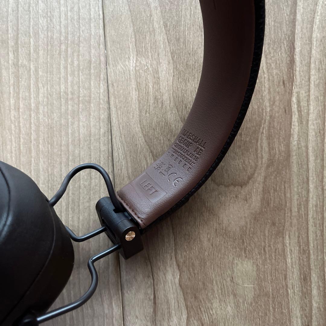 極美品　Marshall major ⅴ マーシャルヘッドホン　ブラウン