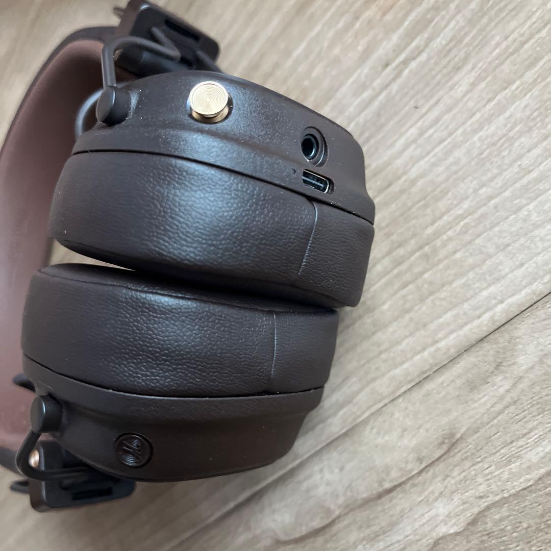 極美品　Marshall major ⅴ マーシャルヘッドホン　ブラウン