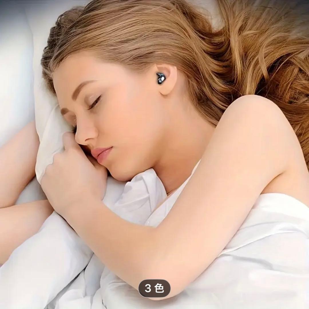 ワイヤレスイヤホン Bluetooth 5.3 残量表示 高音質 黒 新品