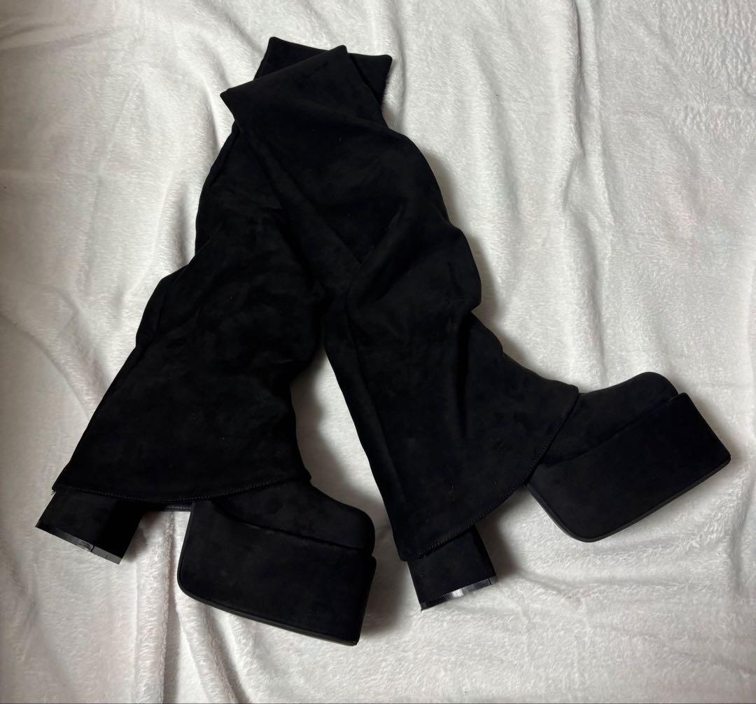 m*s様 ルーズフレアカバーフィットブーツ