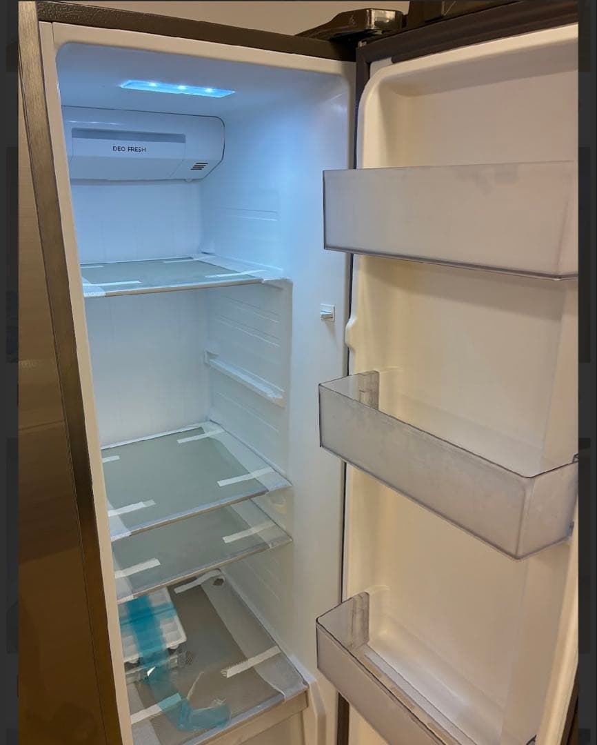 【美品】AQUA ノンフロン冷凍冷蔵庫 シルバー