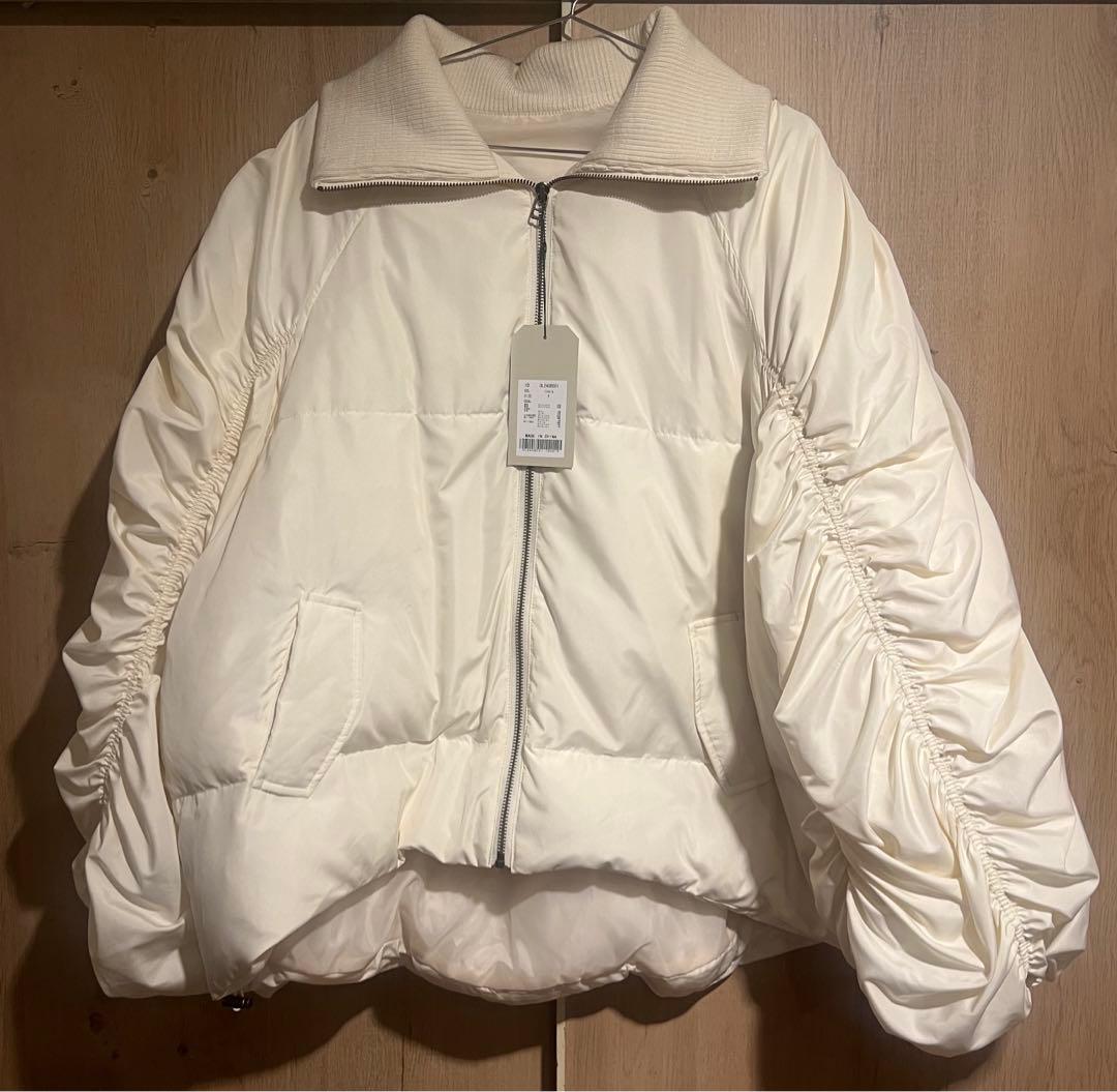 【タグ付き】olu. ボリュームギャザーダウン アウター