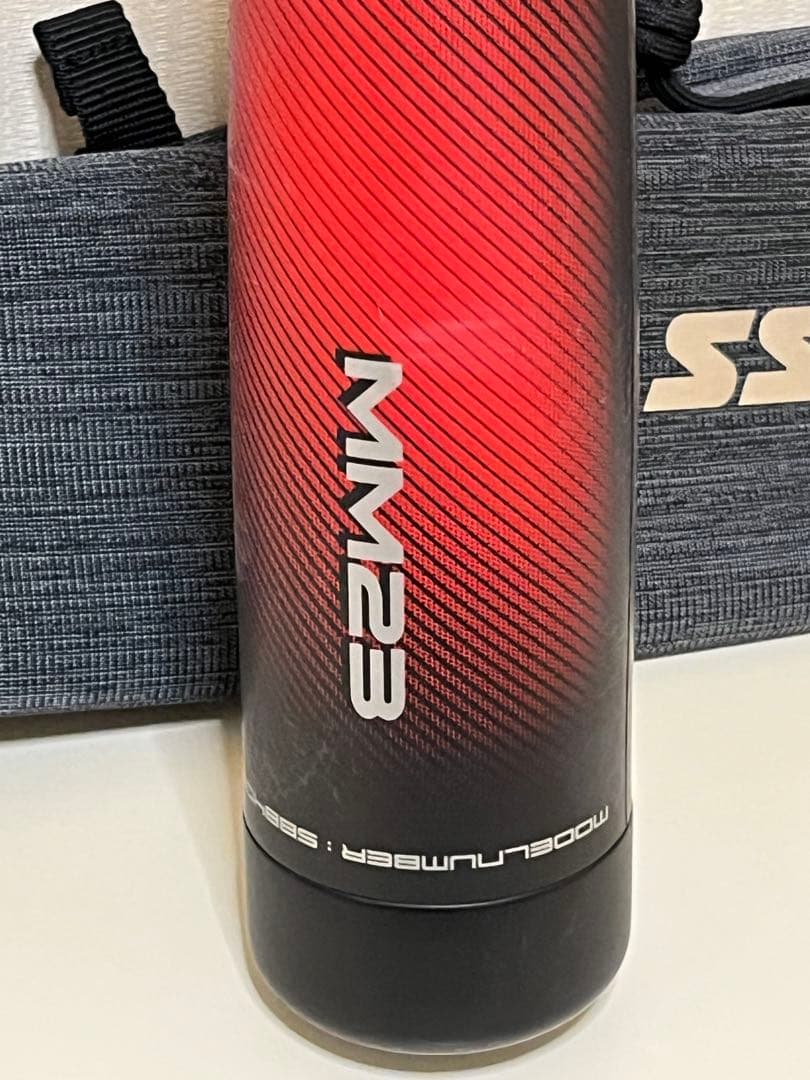 人気の赤と黒のグラデーション！SSK MM23 軟式バット (専用バック付き)