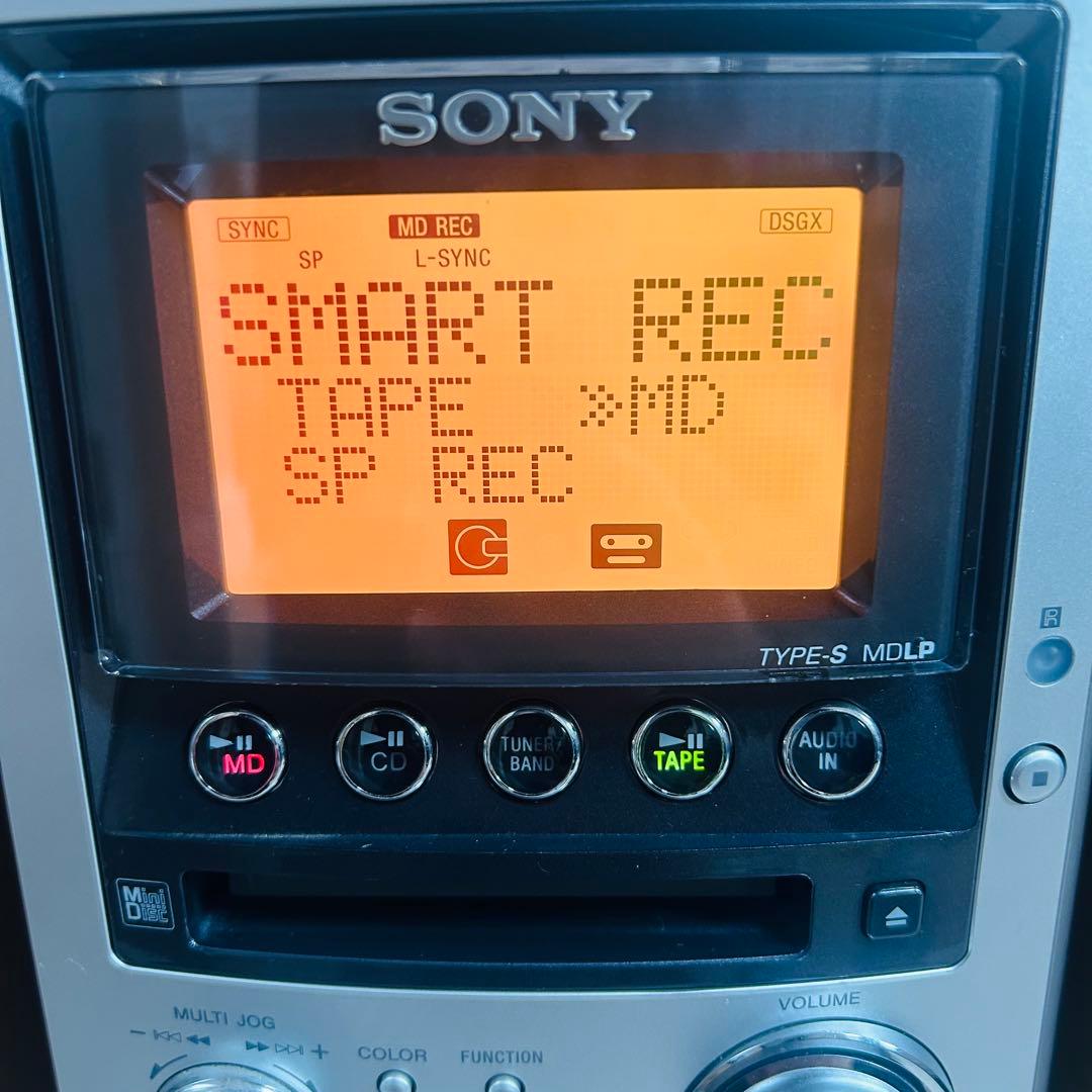 SONY CMT-M3 シルバー　MDコンポ　作動OK! 付属品完備