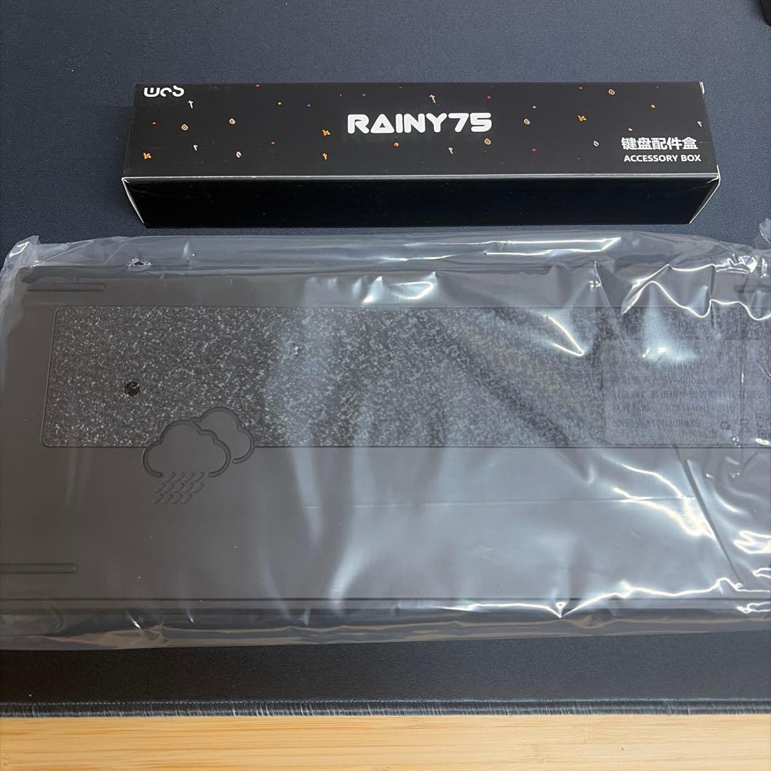 RAINY75 Pro ブラック　WOBKEY