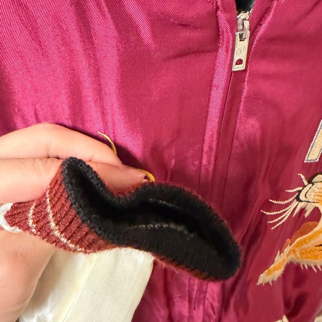 KISS × テーラー東洋 スカジャン Sサイズ リバーシブル