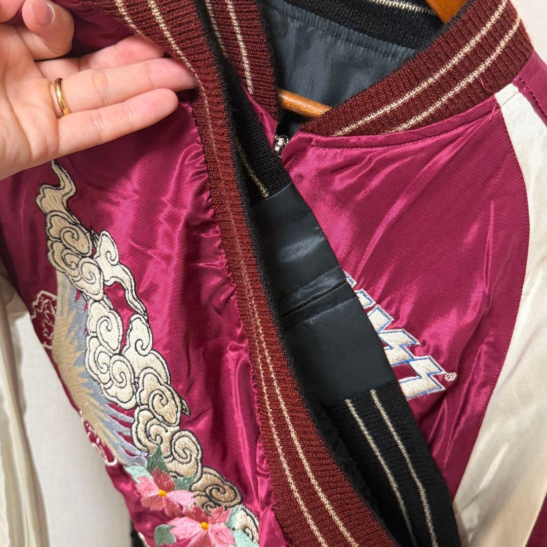 KISS × テーラー東洋 スカジャン Sサイズ リバーシブル