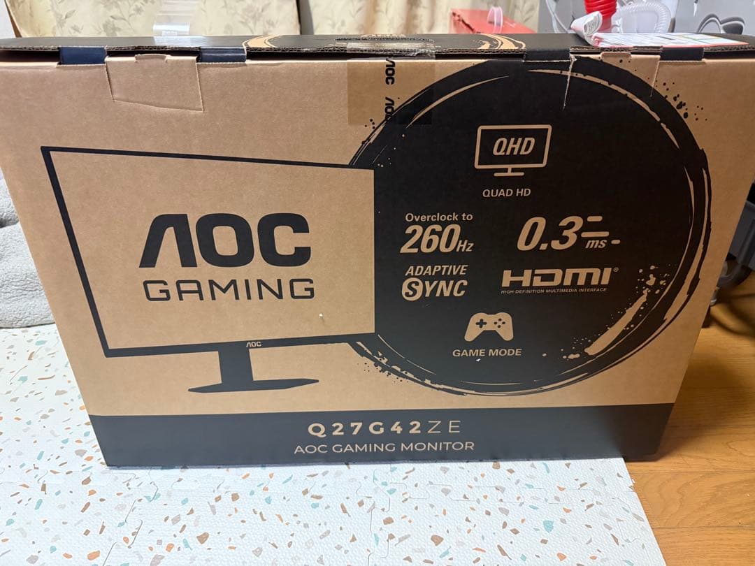 AOC ゲーミングモニター wqhd 260Hzモニター 27インチ