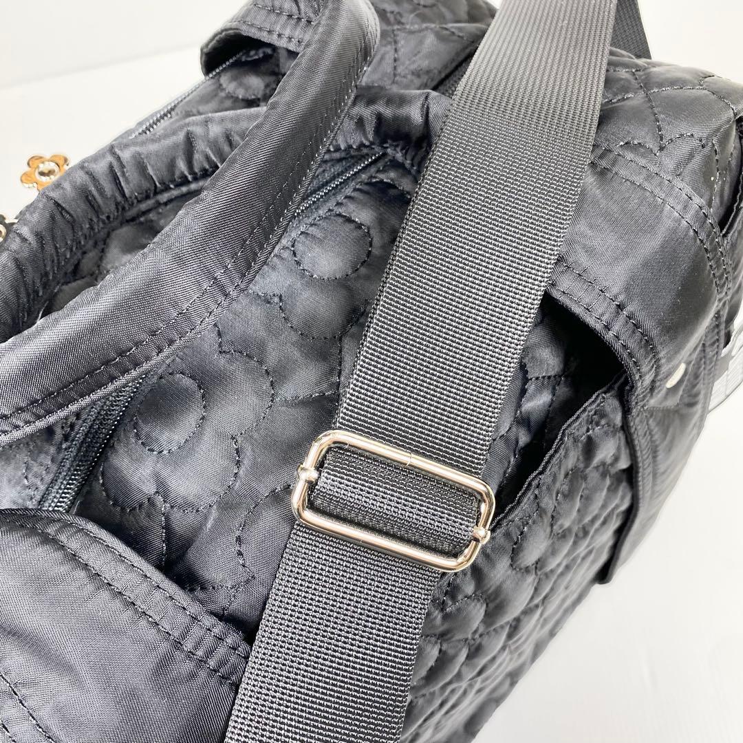 【未使用美品】マリークワント　デイジーキルトボストンバッグ　キャリーオンバッグ