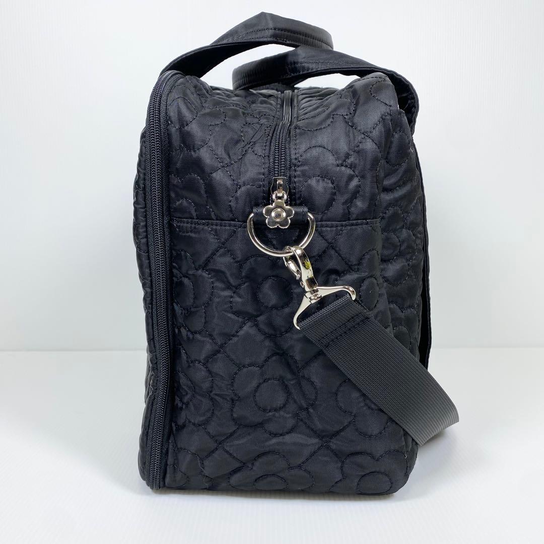 【未使用美品】マリークワント　デイジーキルトボストンバッグ　キャリーオンバッグ