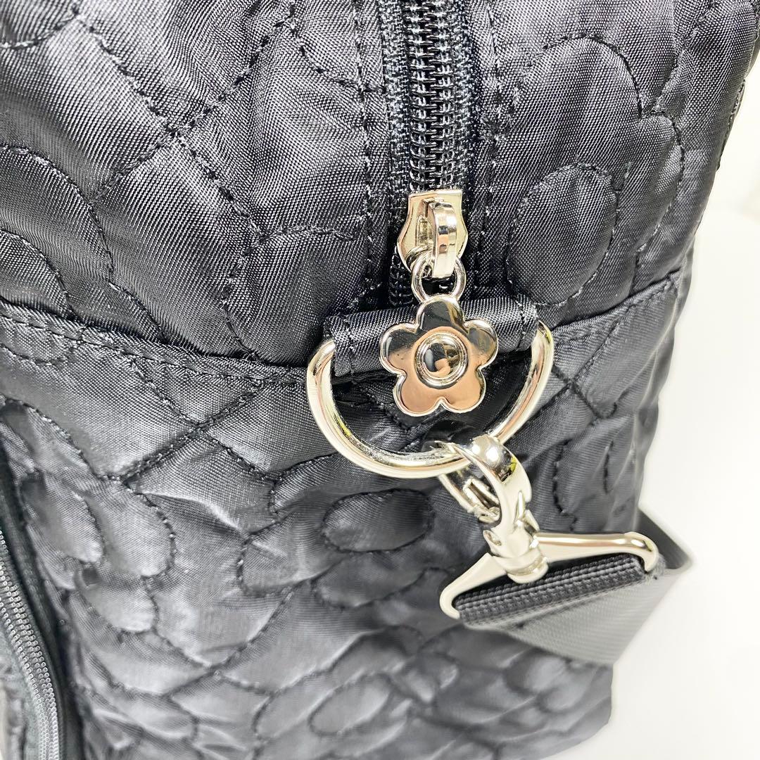 【未使用美品】マリークワント　デイジーキルトボストンバッグ　キャリーオンバッグ