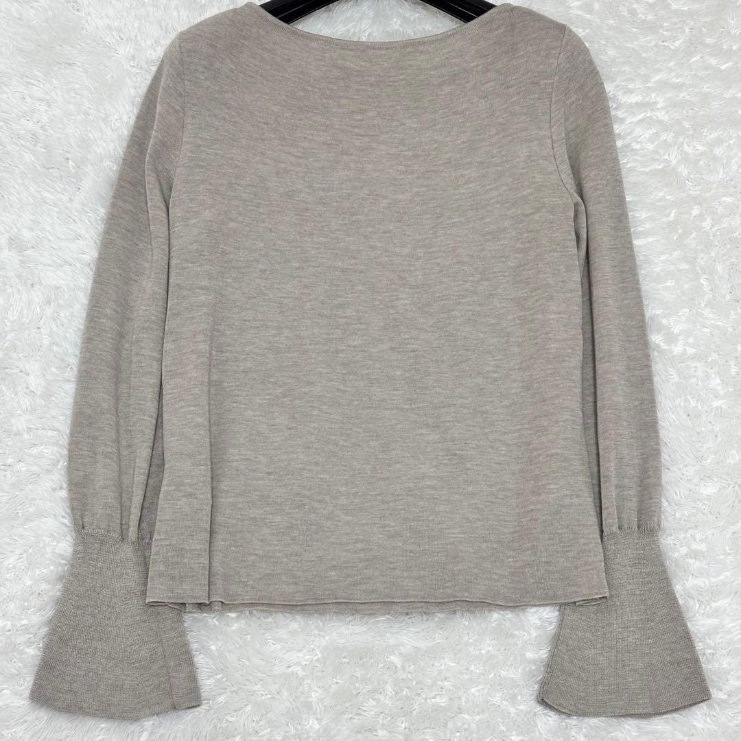 20年　FOXEY Knit Top Ruche カシミヤ　シルク　40522
