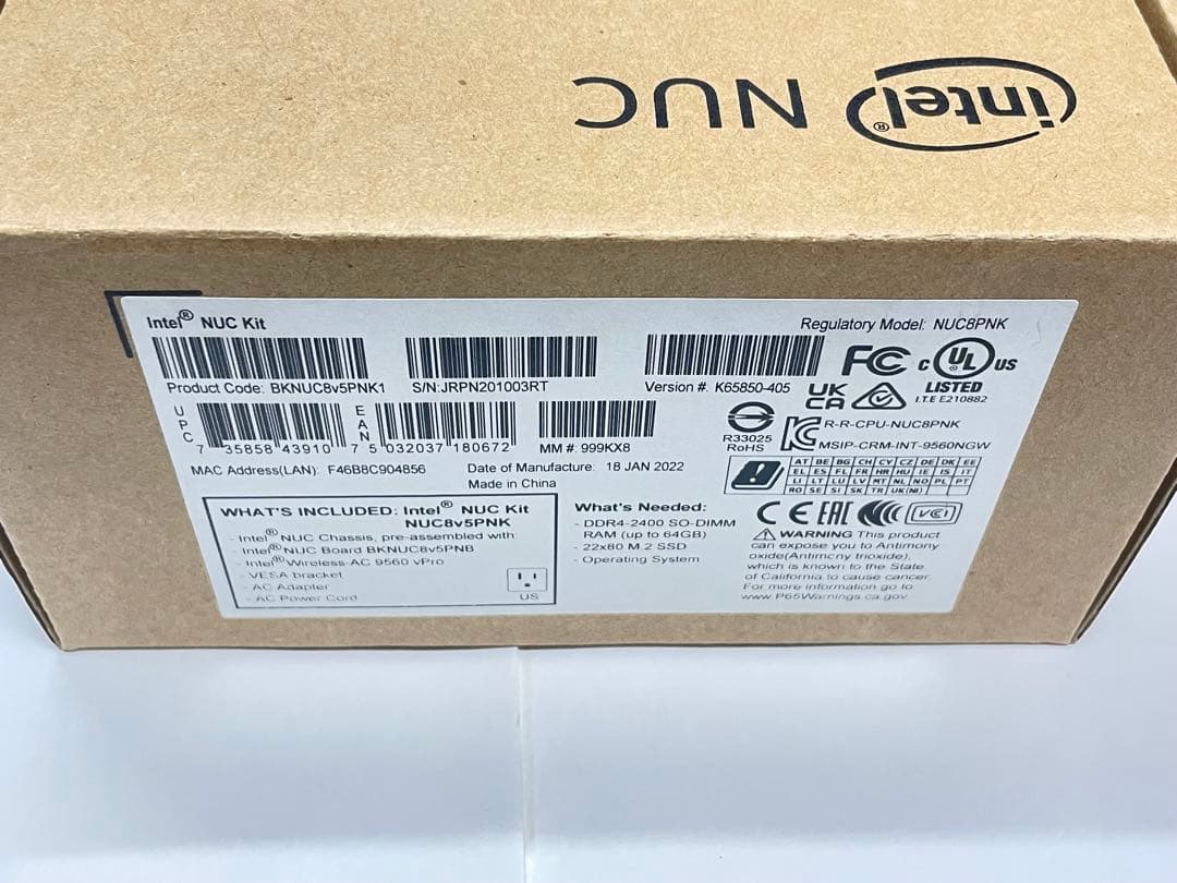 その他 Roon ROCK Core i5 BKNUC8v5PNK 8GB