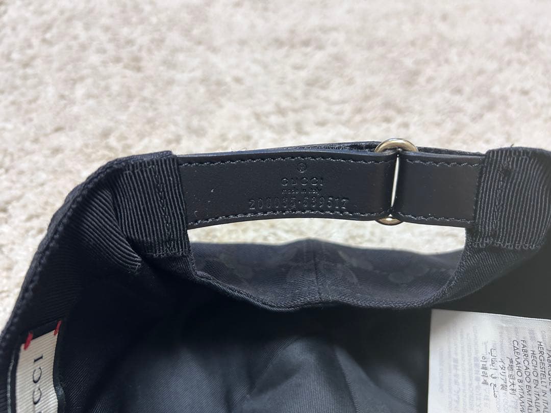 美品 グッチ Gucci GGベースボールキャップ Mサイズ