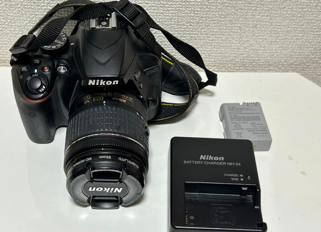 Nikon D3500 一眼レフ 本体、レンズ、バッテリー、充電器4点セット