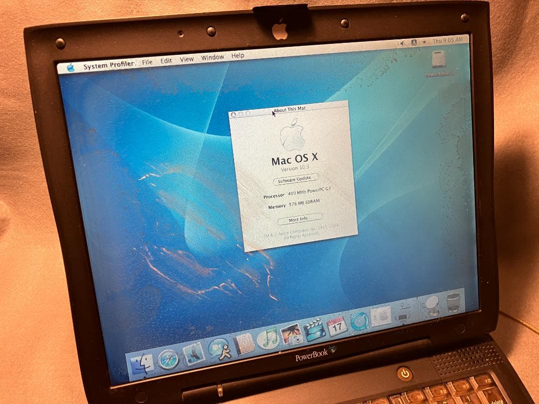 ★【ジャンク】PowerBook G3 400Mhz 起動のみ確認★