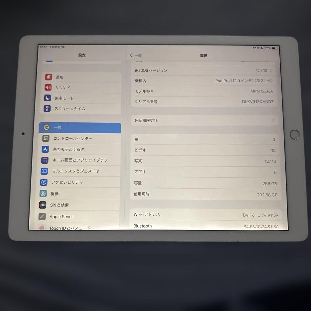 iPad Pro 12.9インチ (第2世代) 256GB