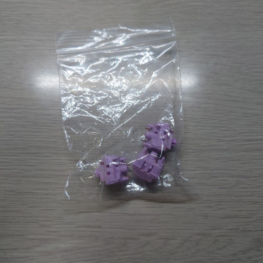 WOBKEY RAINY75 紫軸 英字配列