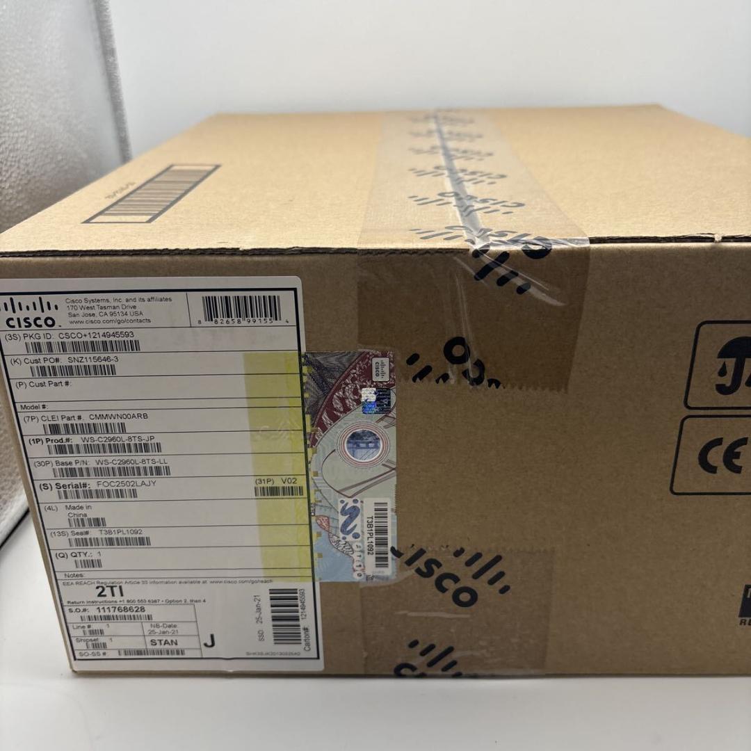 PC用ゲームコントローラー・コンバーター Cisco WS-C2960L-8TS-LL Catalyst 2960-L